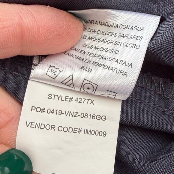 Greys Anatomy Mia Scrub Pants Steel Dark Gray Style 4277 Women's Size 2XL Cargo - Picture 6 of 14